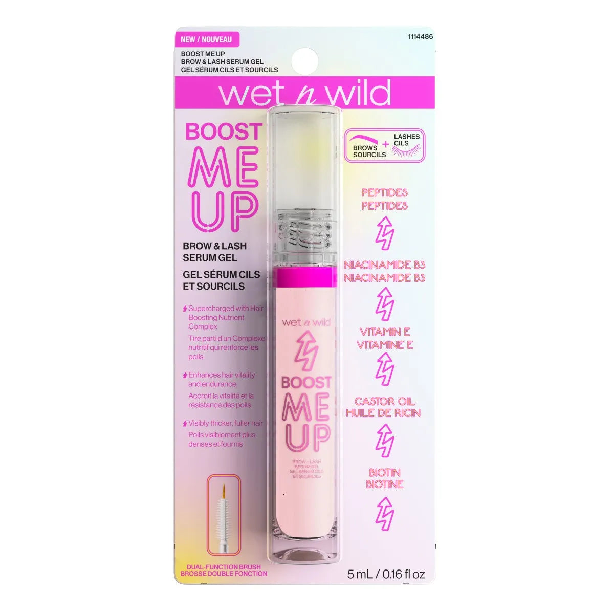 Serum de Sobrancelhas e Cílios - Boost Me Up Brow & Lash Serum Gel