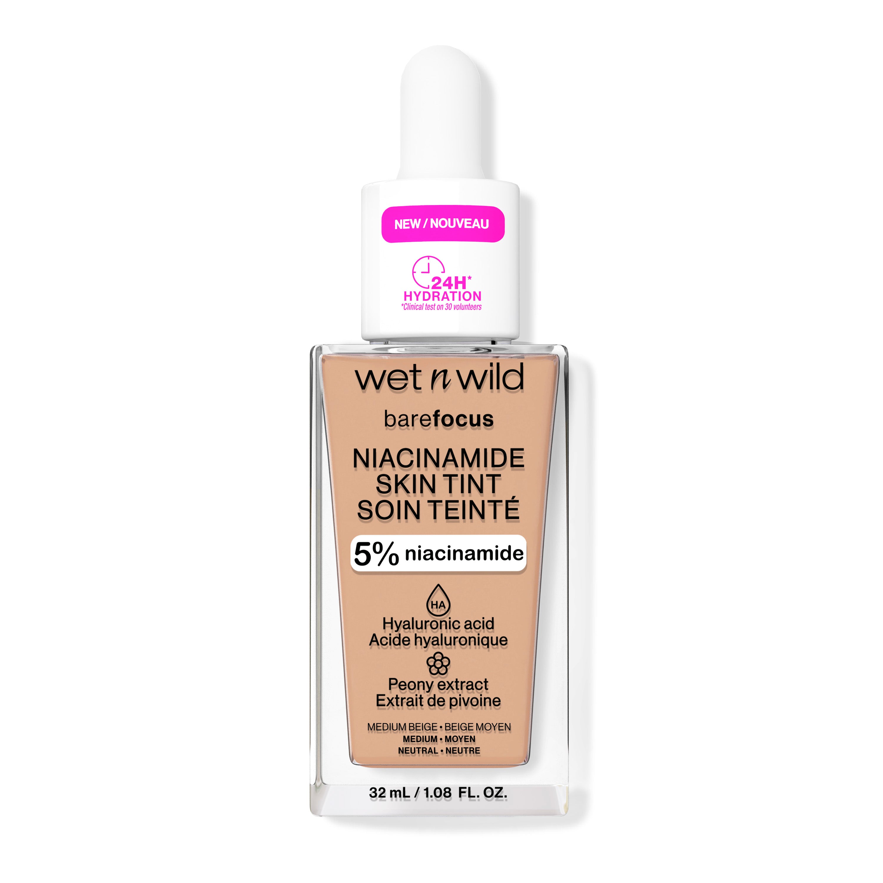 Base Niacinamida - Bare Focus - Medium Beige