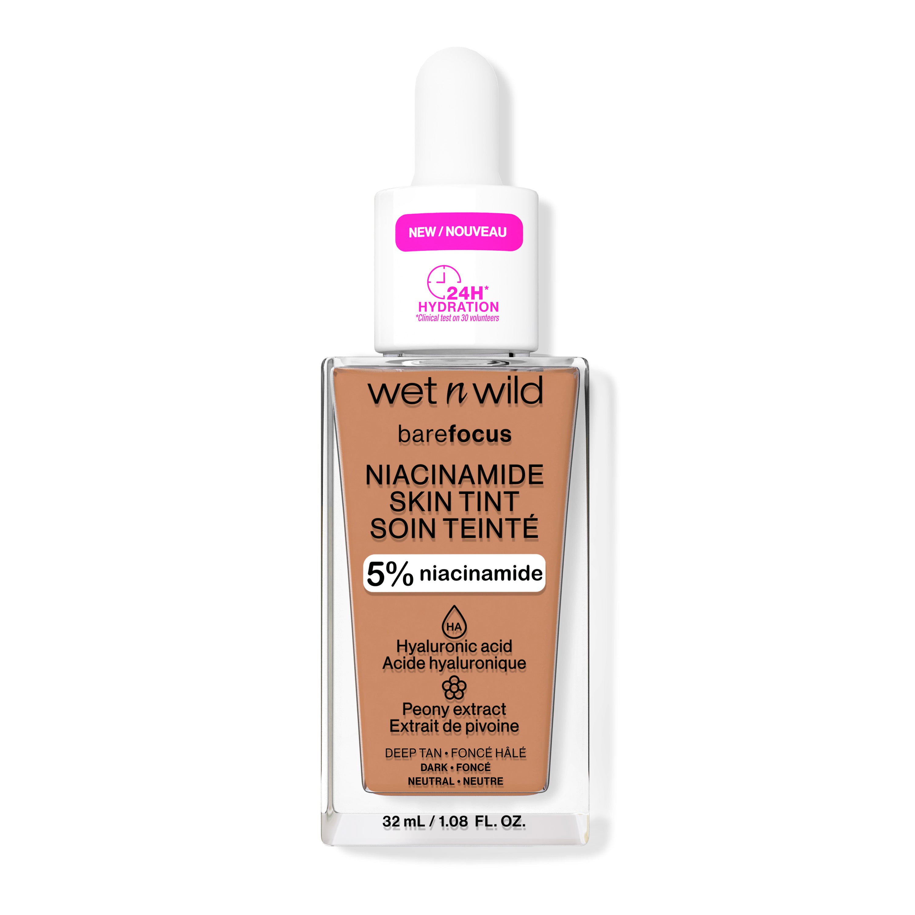 Base Niacinamida - Bare Focus - Deep Tan