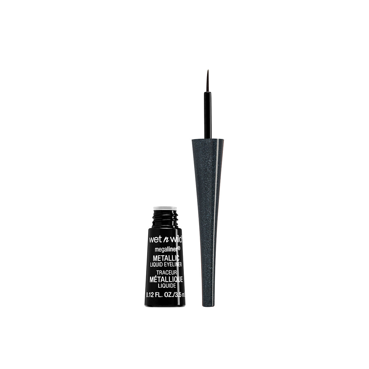 Delineador de Olhos - MegaLiner Metallic Liquid Eyeliner - Cosmic Black