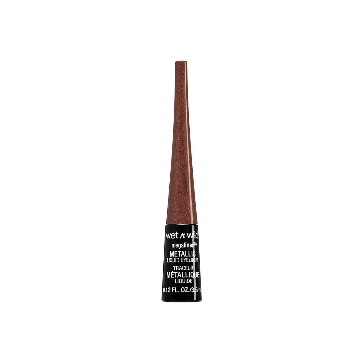 Delineador de Olhos - MegaLiner Metallic Liquid Eyeliner - Metallic Brown
