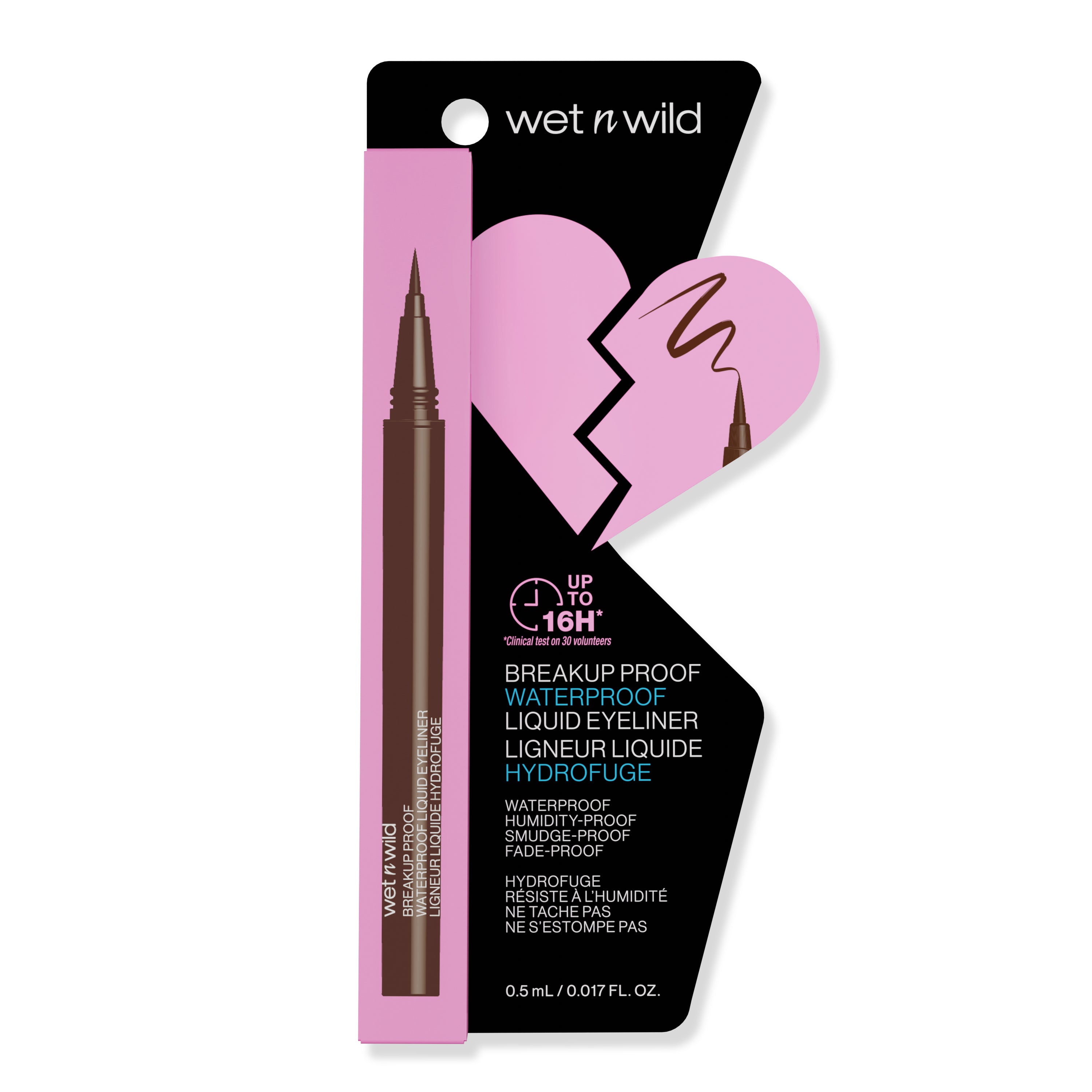 Delineador de Olhos à Prova D'Agua - Breakup Proof Waterproof Liquid Eyeliner - Brown