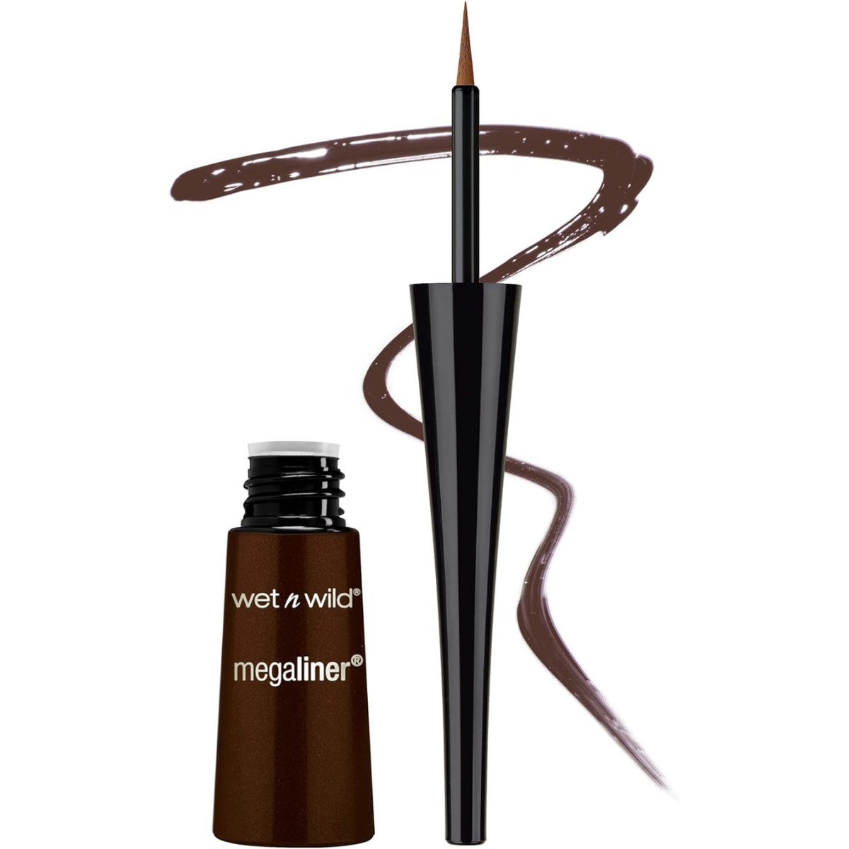 Delineador de Olhos - MegaLiner Liquid Eyeliner - Dark Brown