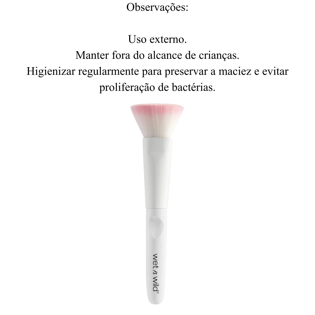 Pincel Reto para Base - Flat Top Brush