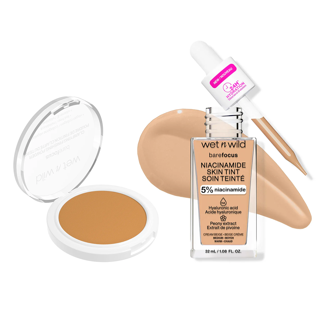 Kit 1 Base Niacinamida + 1 Pó de Acabamento