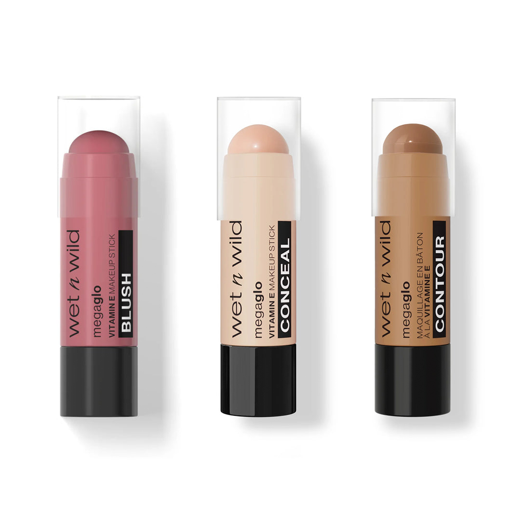 KIT 3 MegaGlo Makeup Stick