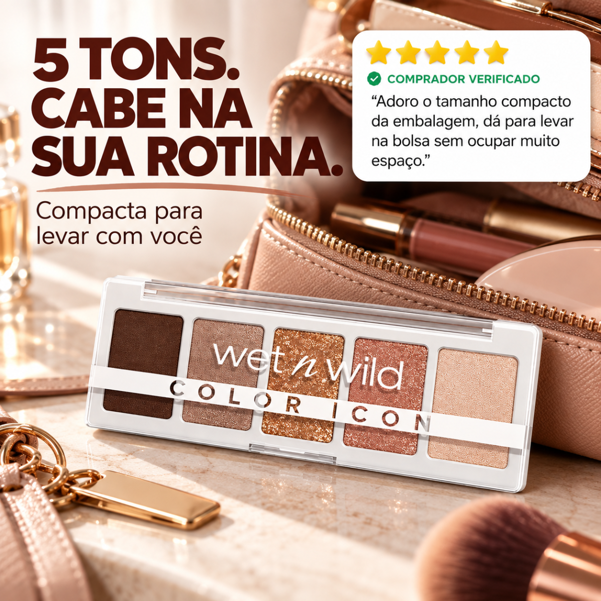 Paleta de Sombras - Color Icon 5 Pan Eyeshadow Palette