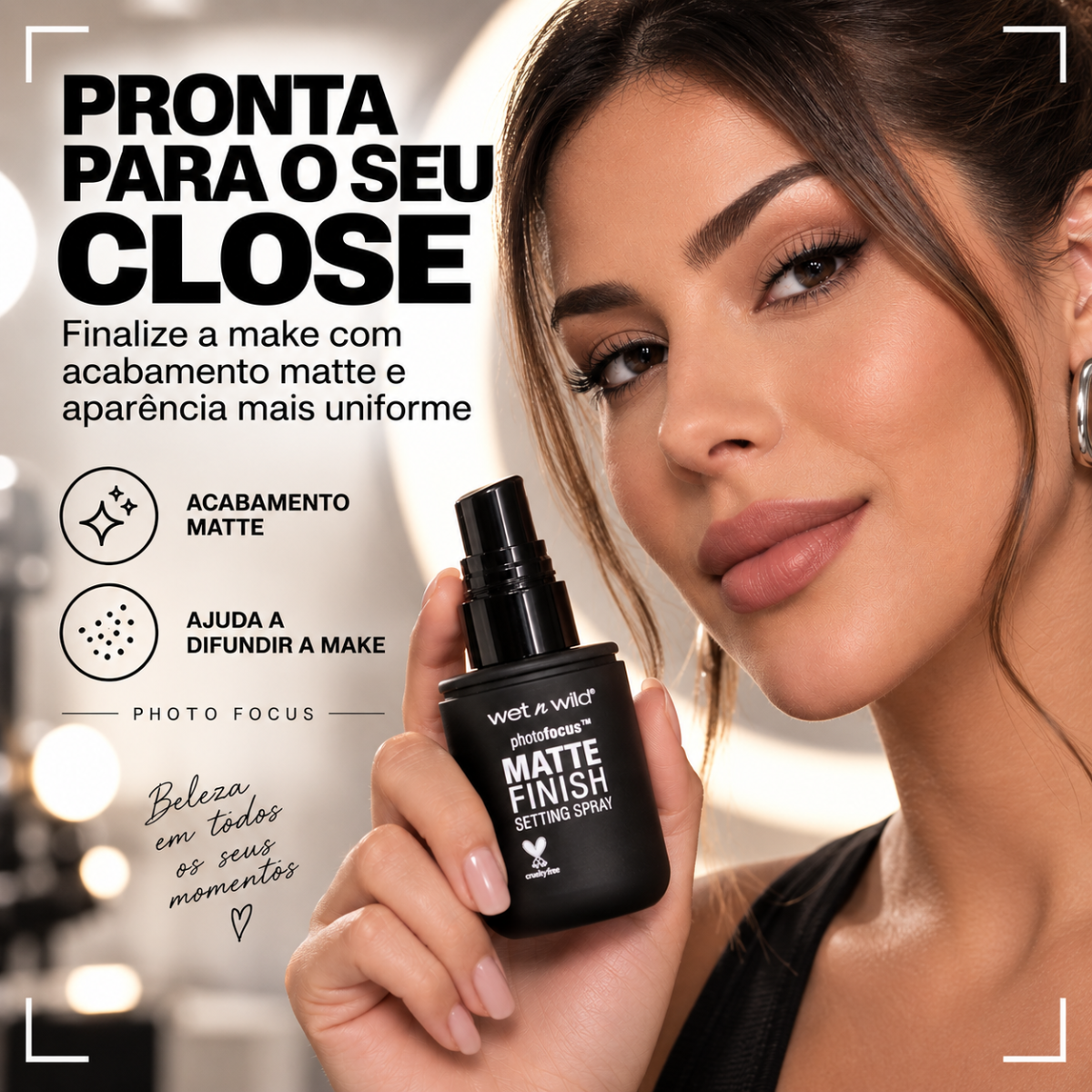Spray Fixador Matte - Photo Focus Matte Finish Setting Spray