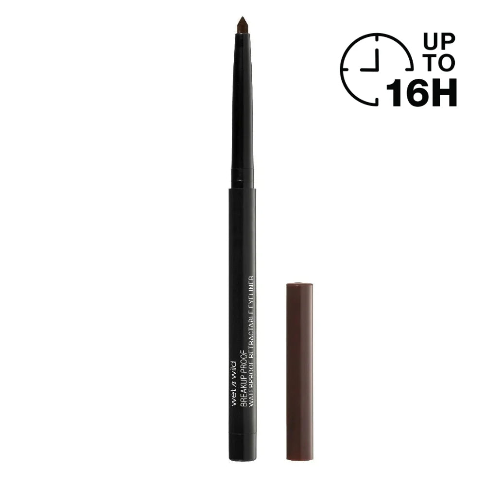 Delineador de Olhos à Prova D'Agua - Mega Last Breakup-Proof Retractable Eyeliner - Dark Brown