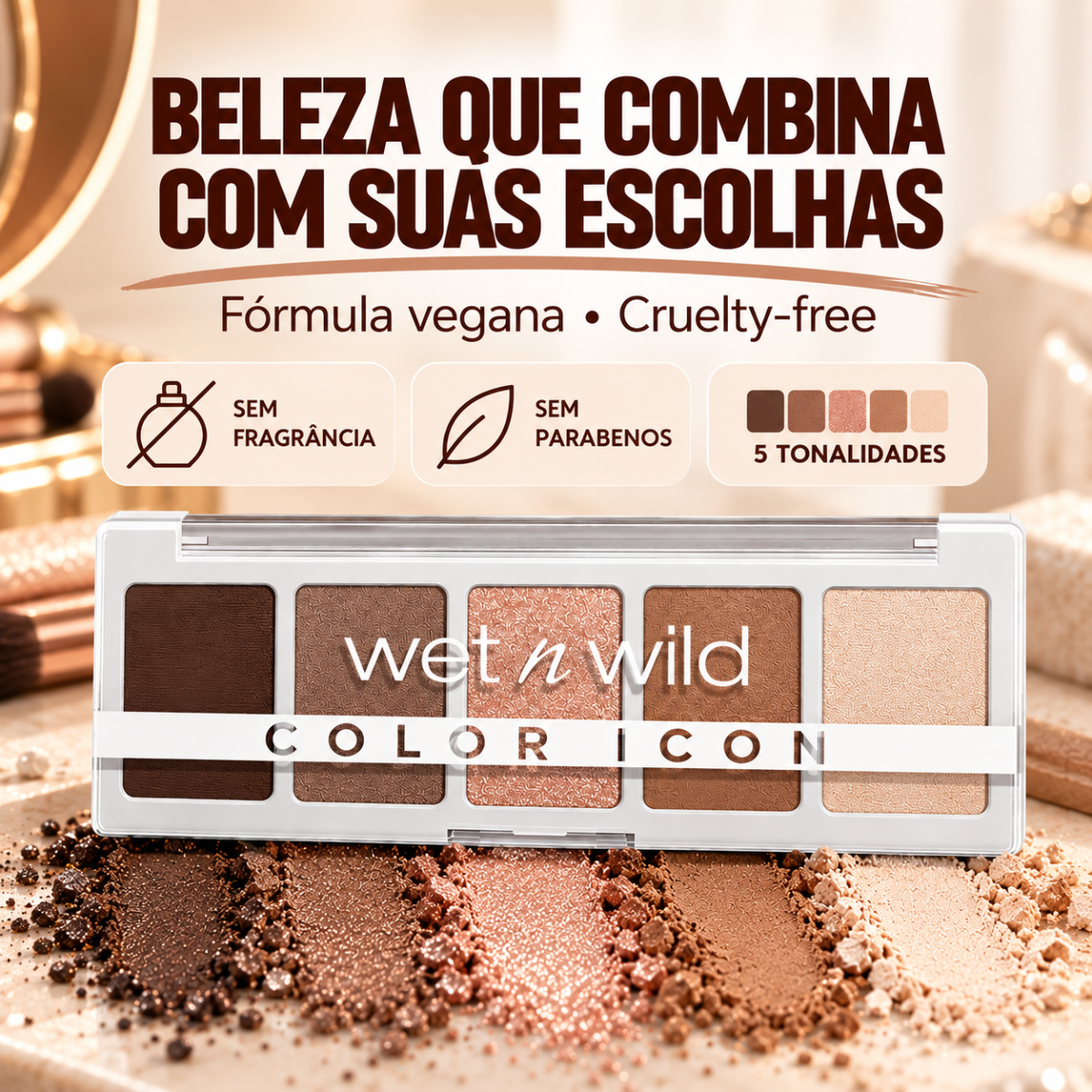 Paleta de Sombras - Color Icon 5 Pan Eyeshadow Palette