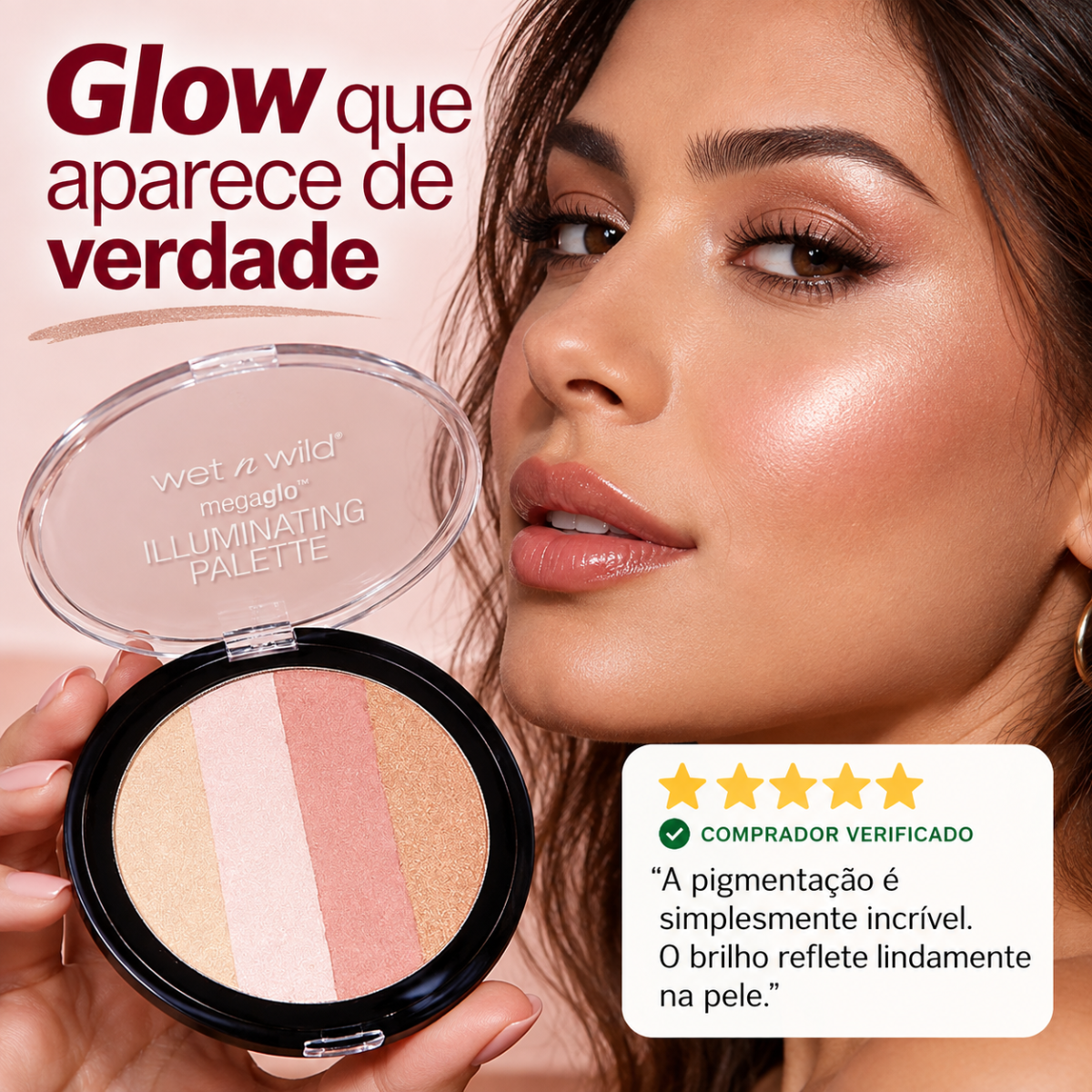 Iluminador em Pó - MegaGlo Illuminating Palette