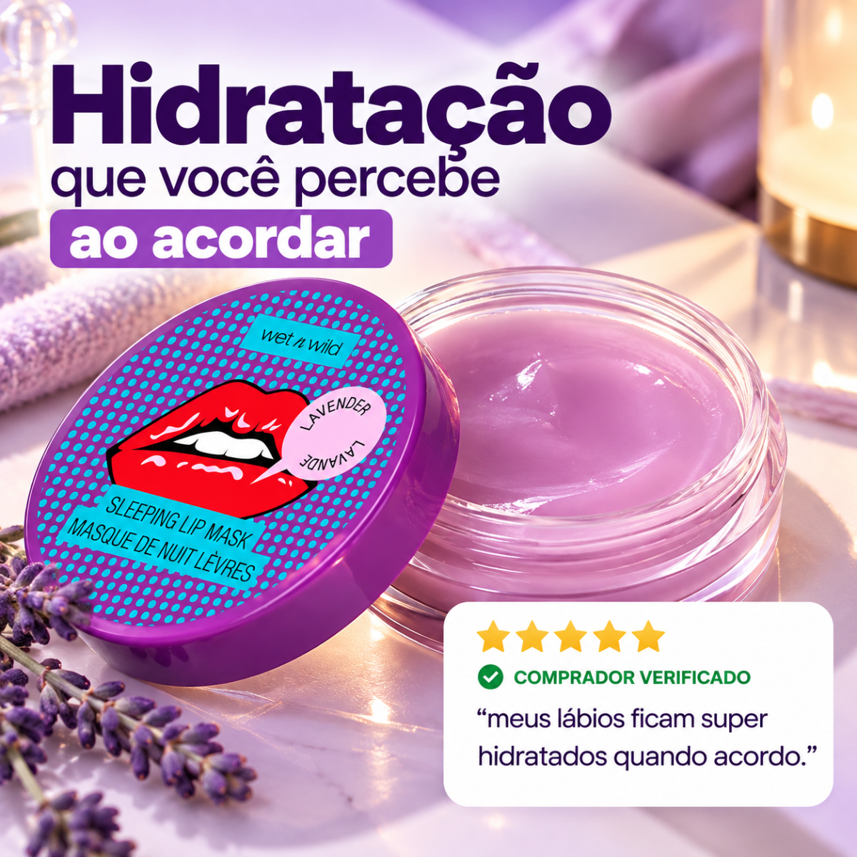 Máscara Noturna Tratamento Labial - Perfect Pout Sleeping Lip Mask