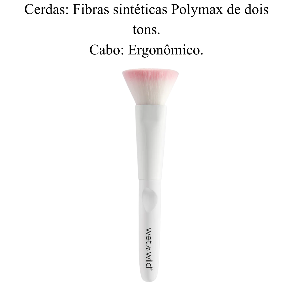 Pincel Reto para Base - Flat Top Brush