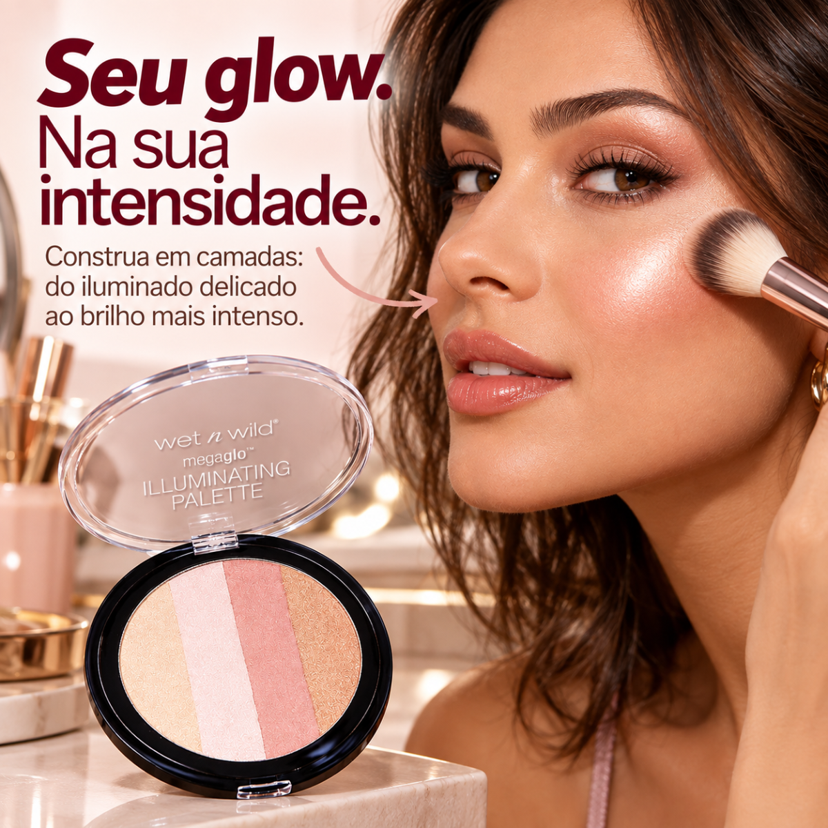 Iluminador em Pó - MegaGlo Illuminating Palette