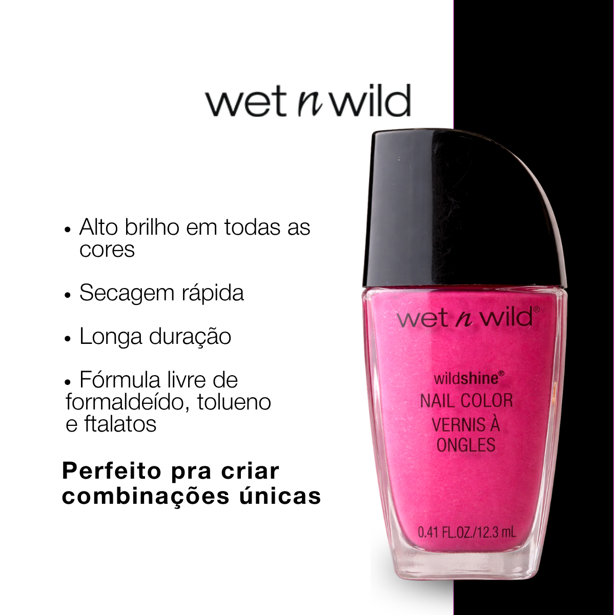 KIT 10 ESMALTES WET N WILD SHINE NAIL COLOR