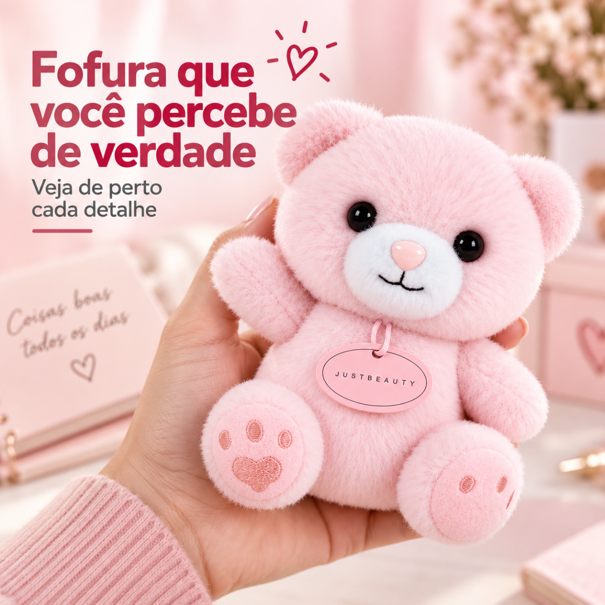 Chaveiro em Formato de Ursinho