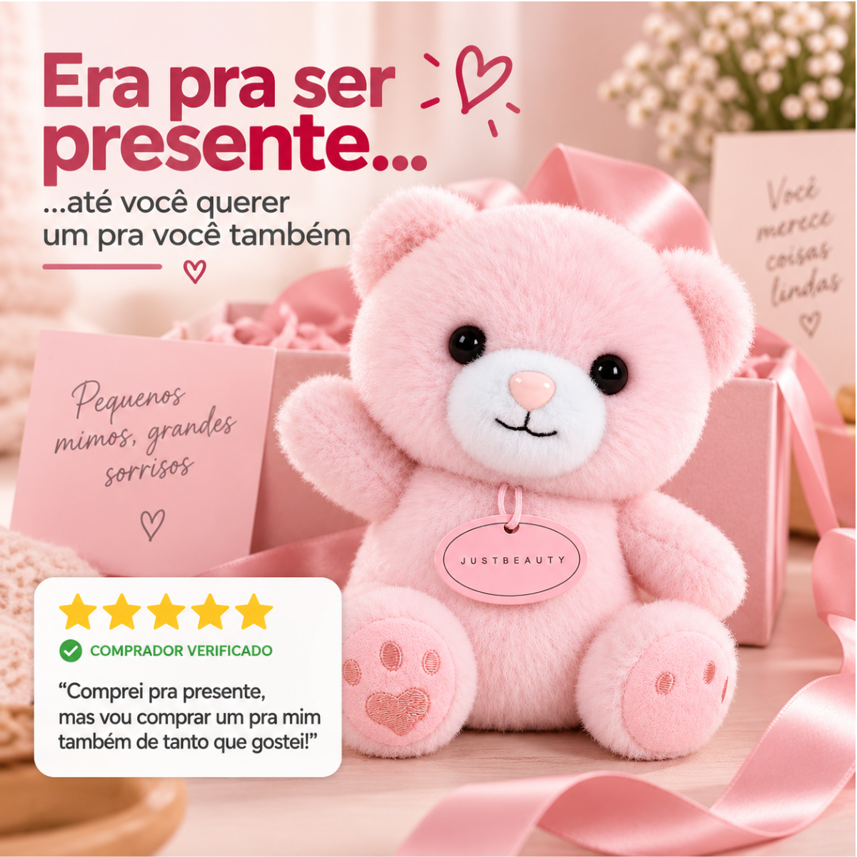 Chaveiro em Formato de Ursinho