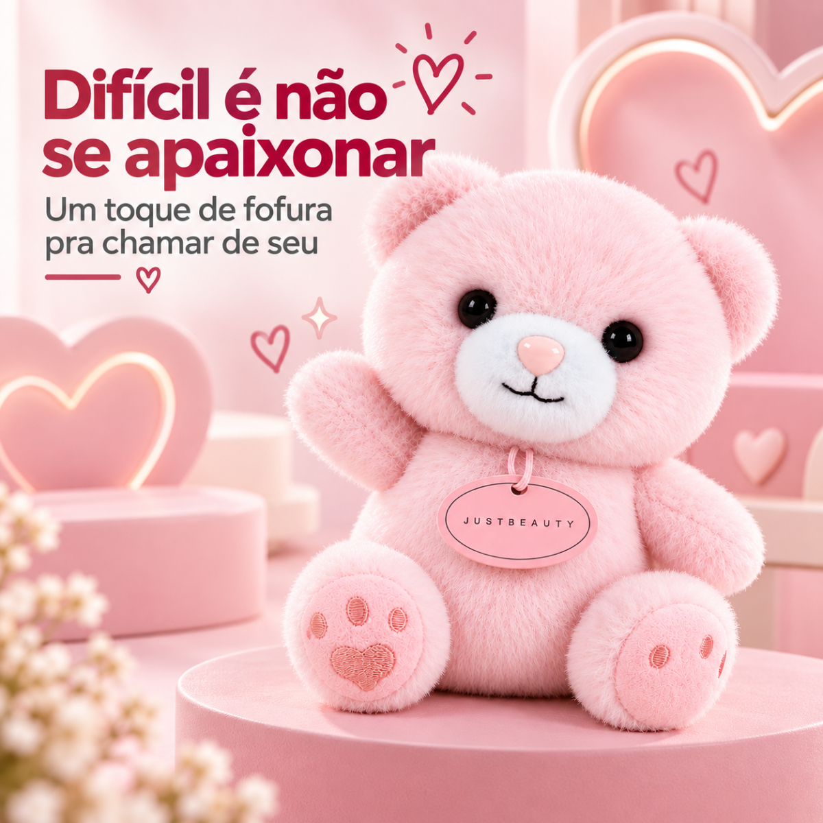 Chaveiro em Formato de Ursinho