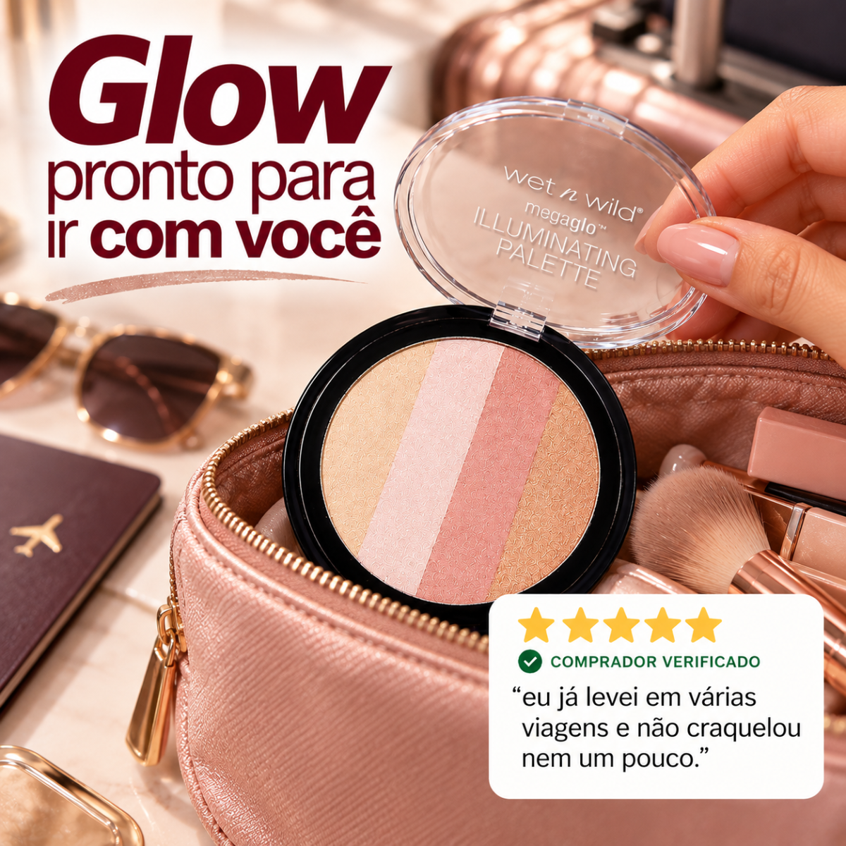 Iluminador em Pó - MegaGlo Illuminating Palette