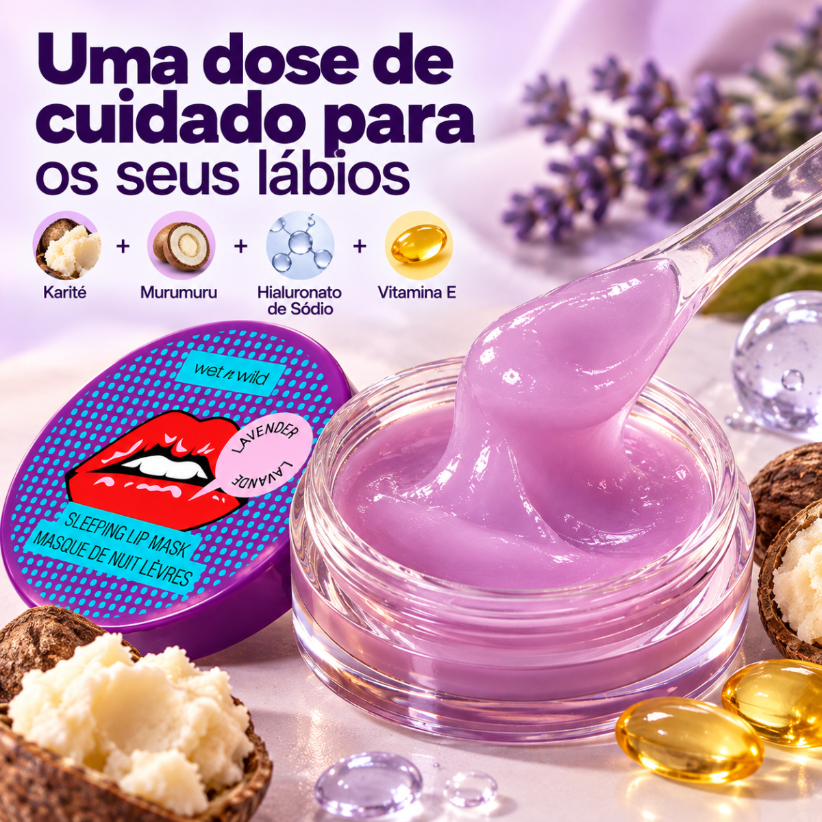 Máscara Noturna Tratamento Labial - Perfect Pout Sleeping Lip Mask