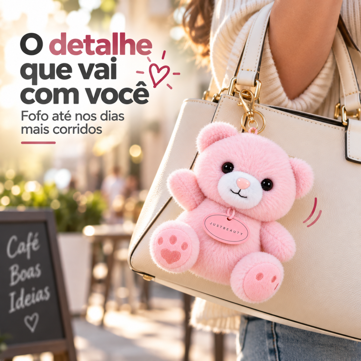 Chaveiro em Formato de Ursinho