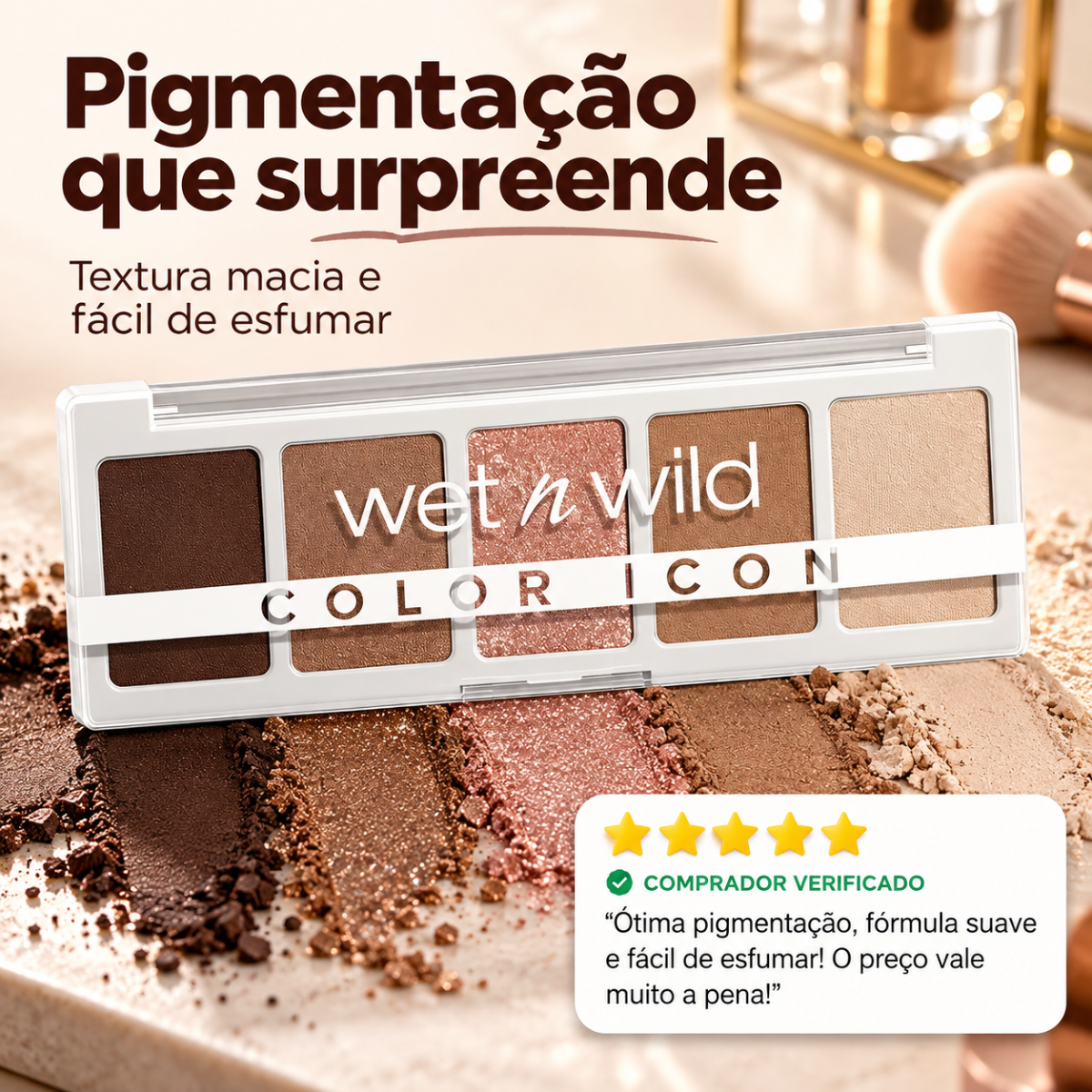 Paleta de Sombras - Color Icon 5 Pan Eyeshadow Palette