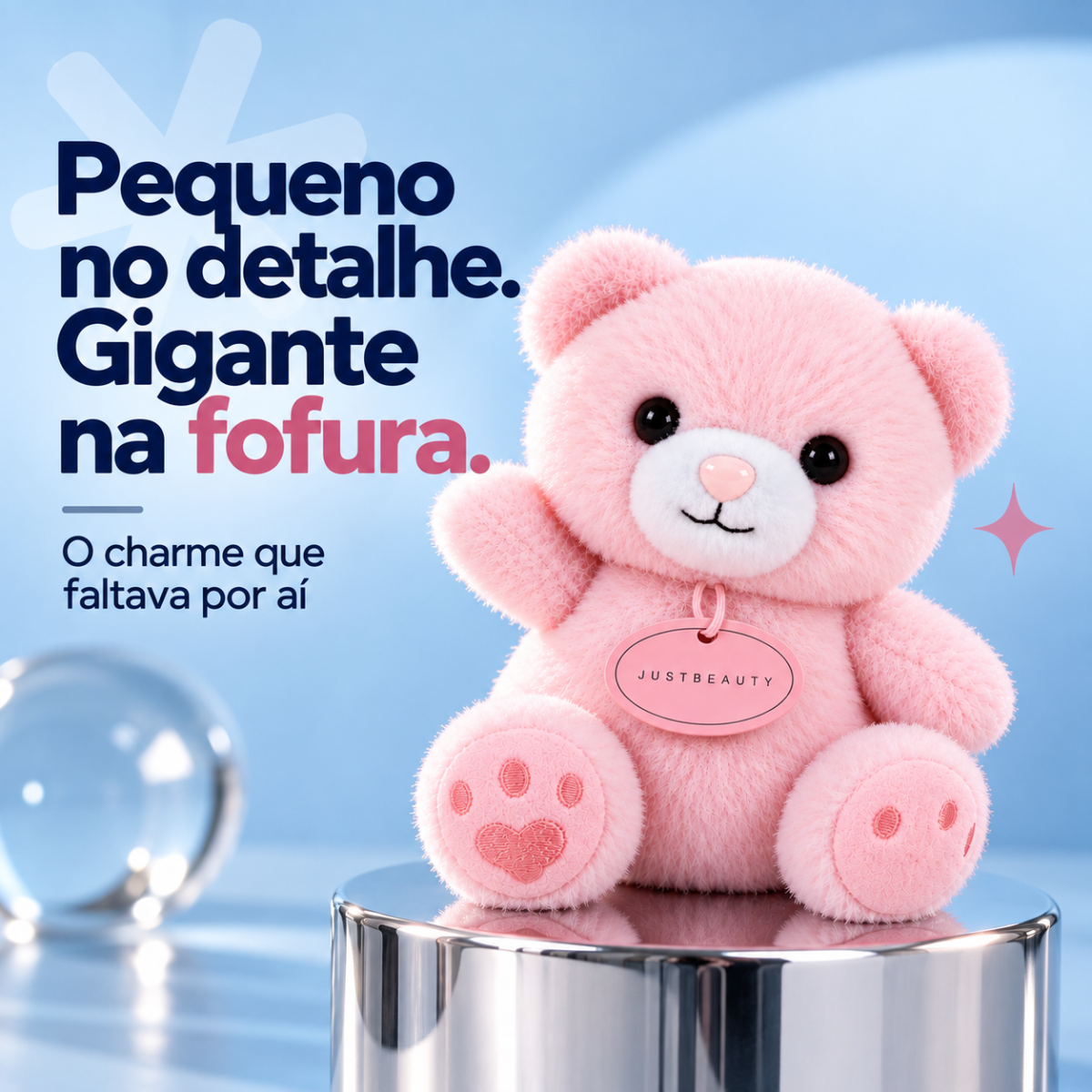 Chaveiro em Formato de Ursinho