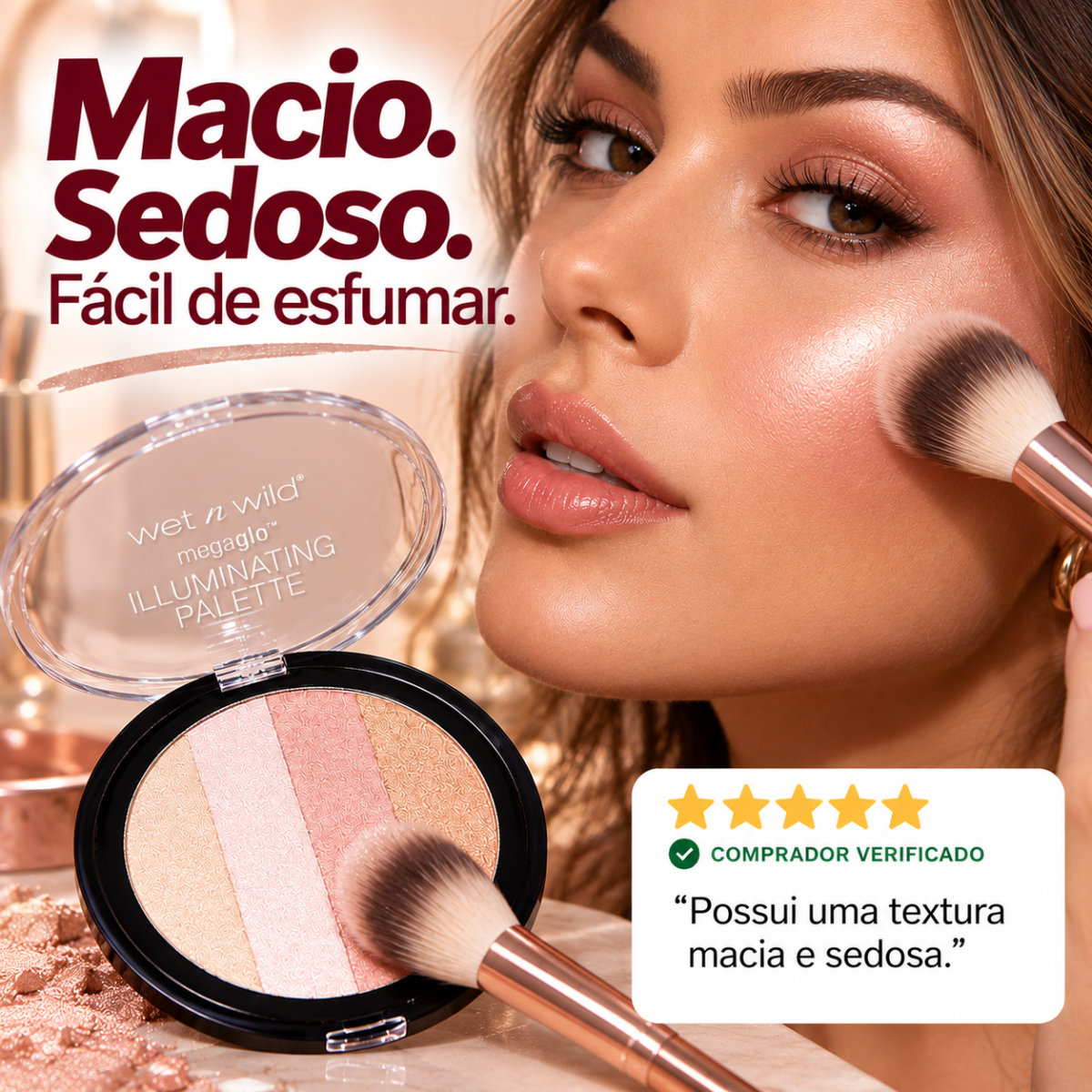 Iluminador em Pó - MegaGlo Illuminating Palette