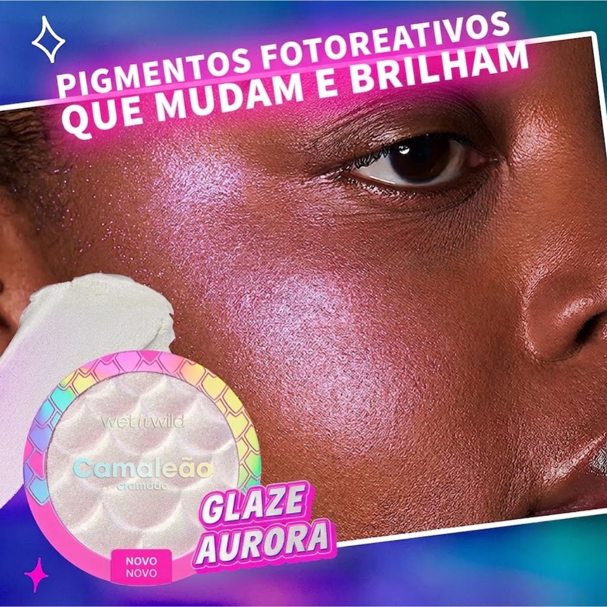 Iluminador em Pó - Chameleon Chrome Highlighter