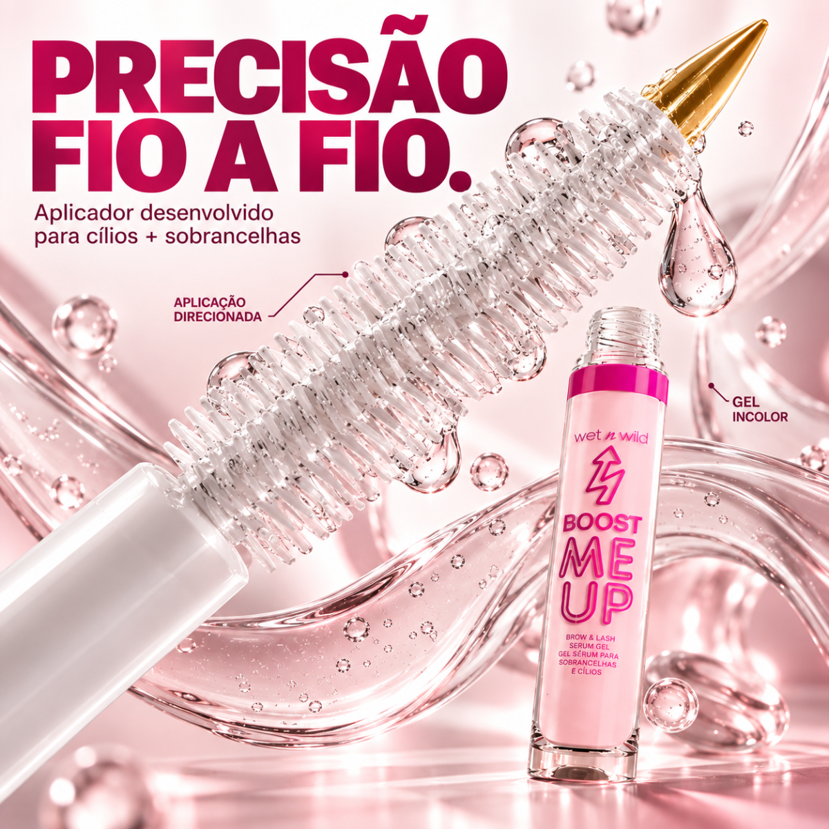 Serum de Sobrancelhas e Cílios - Boost Me Up Brow & Lash Serum Gel