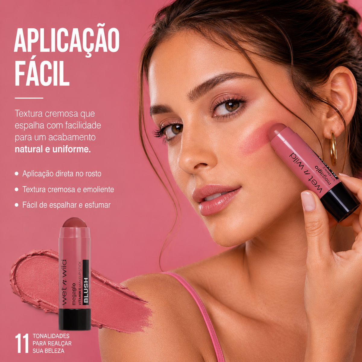 Maquiagem em Bastão - MegaGlo Makeup Stick