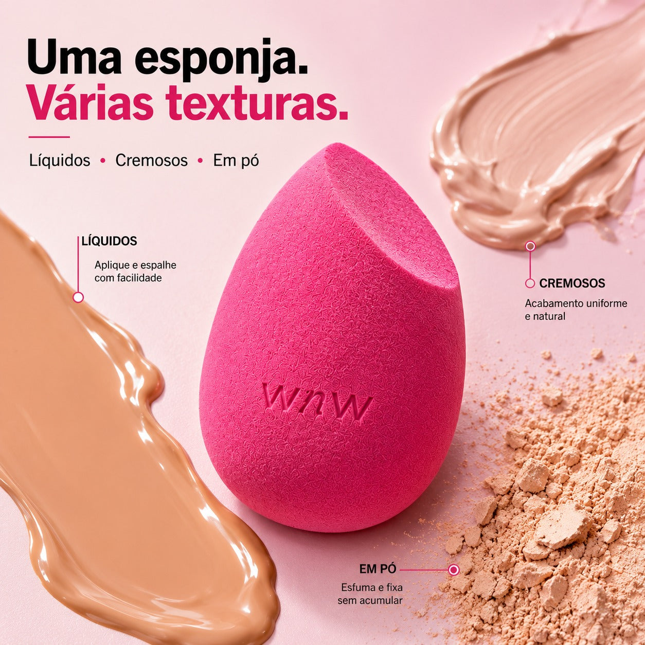 Power Trio 3-Piece Makeup Sponge Set