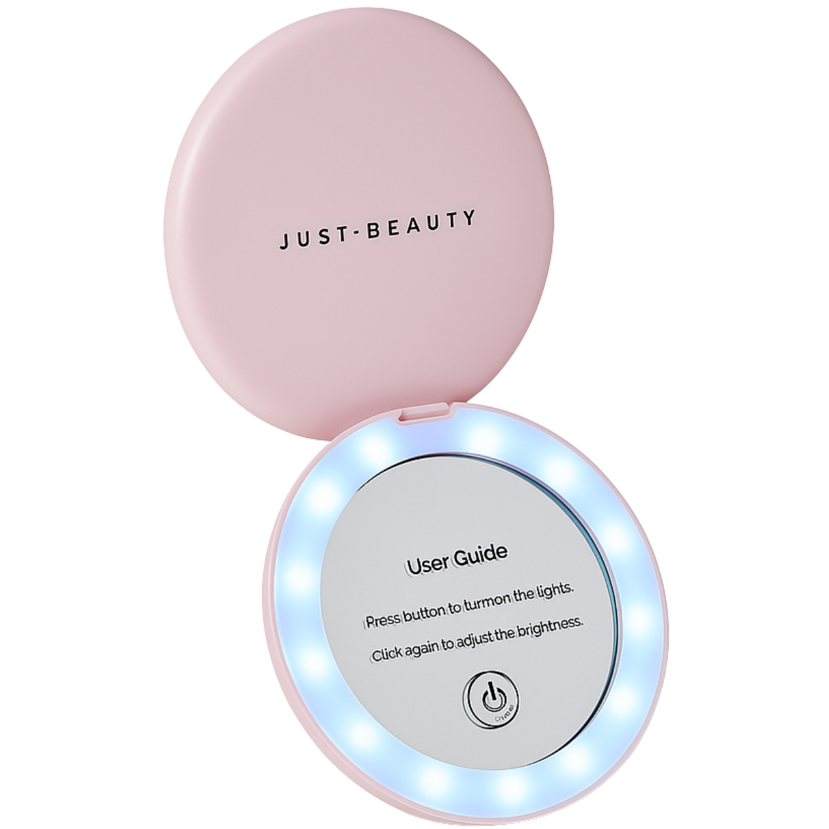 Espelho De Maquiagem Portatil Com Led