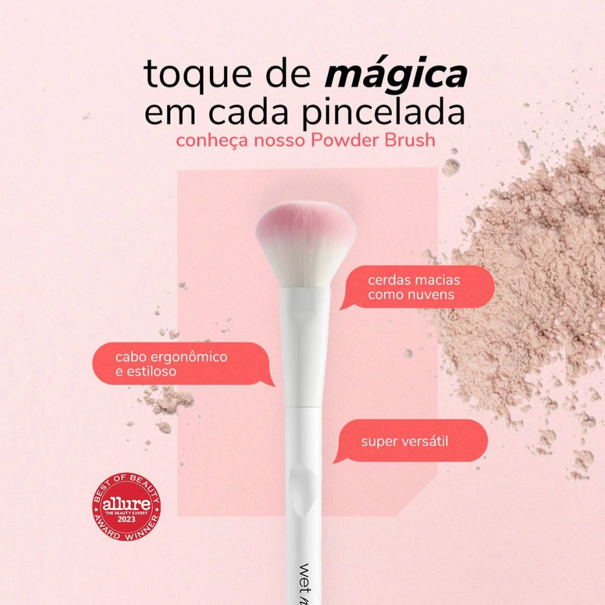 Pincel para Pó - Powder Brush
