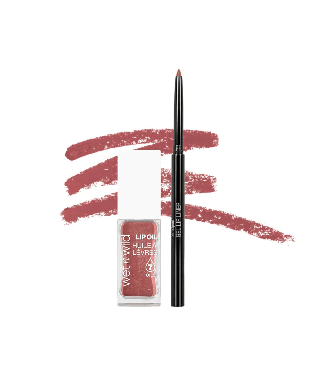 Kit Hidratante Labial Lip Oil +  Delineador Labial em Gel - Perfect Pout Gel Lip Liner