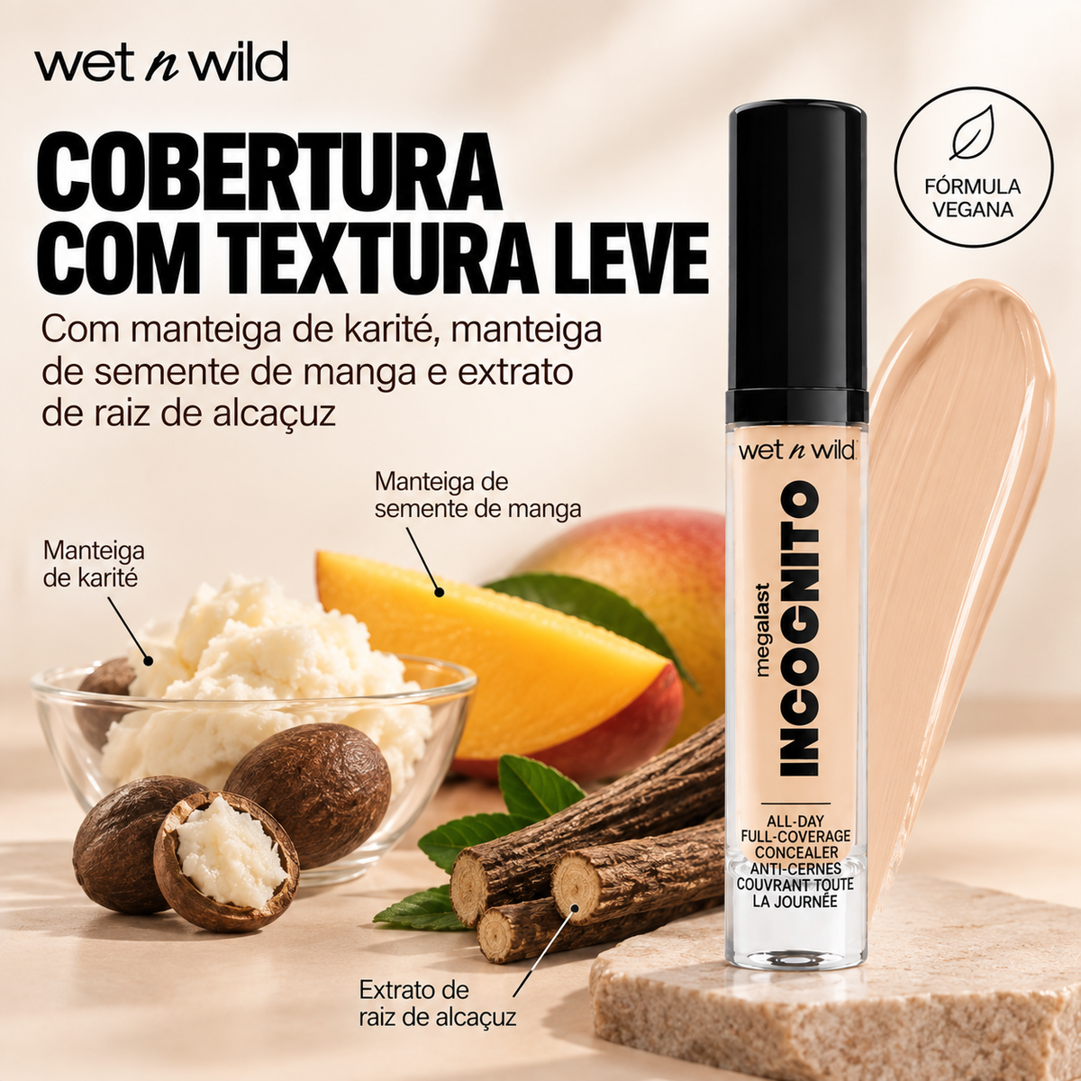 Corretivo Líquido - Mega Last Incognito All-Day Full Coverage Concealer