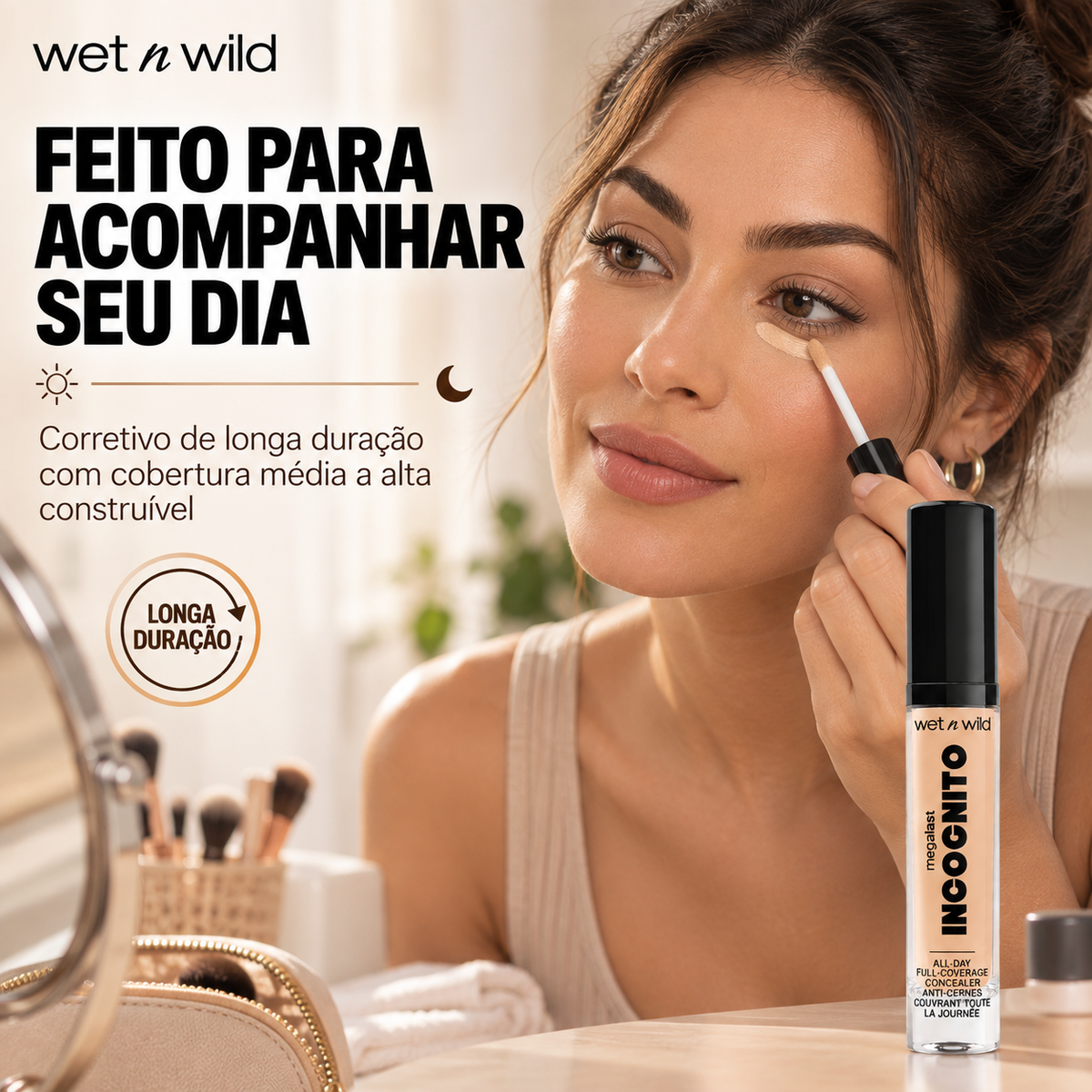 Corretivo Líquido - Mega Last Incognito All-Day Full Coverage Concealer