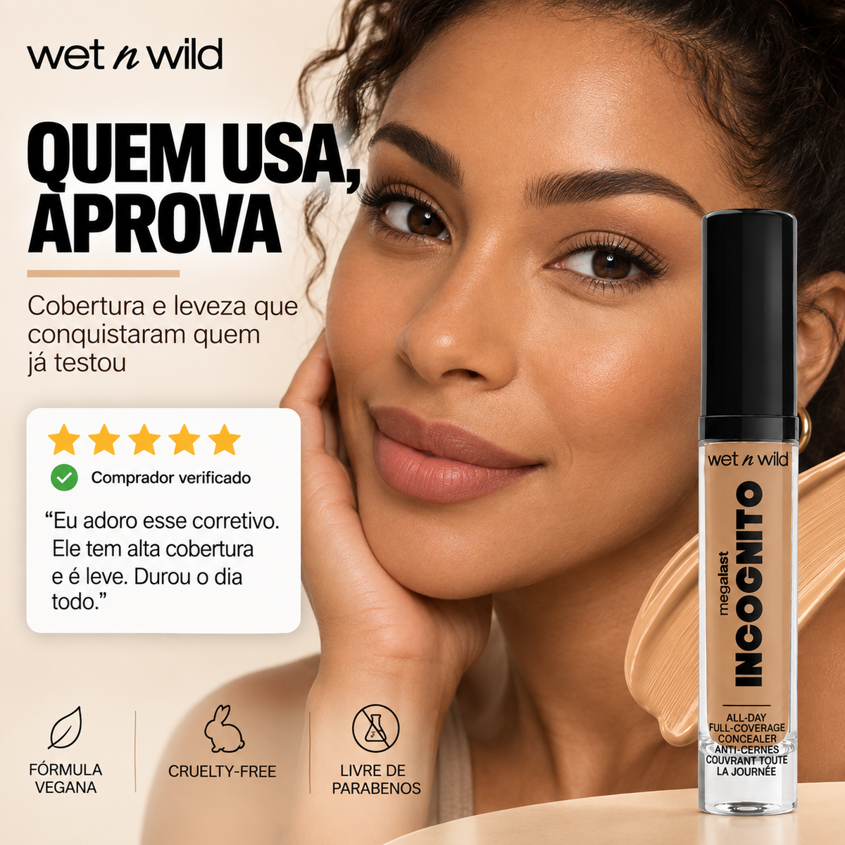Corretivo Líquido - Mega Last Incognito All-Day Full Coverage Concealer
